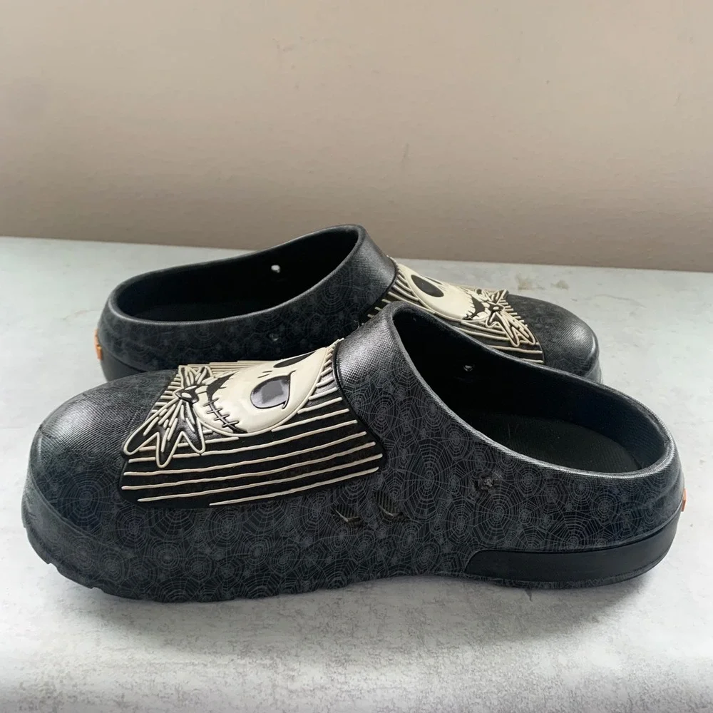 Disney Nightmare Before Christmas Jack Skellington Clog Black Women 8 US 40.5 EU